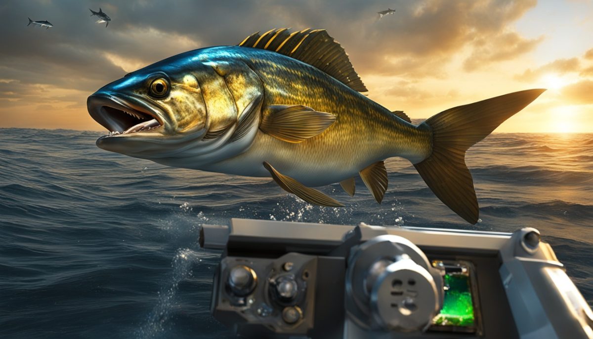 pengalaman interaktif dalam Realitas Tertambah dalam Tembak Ikan